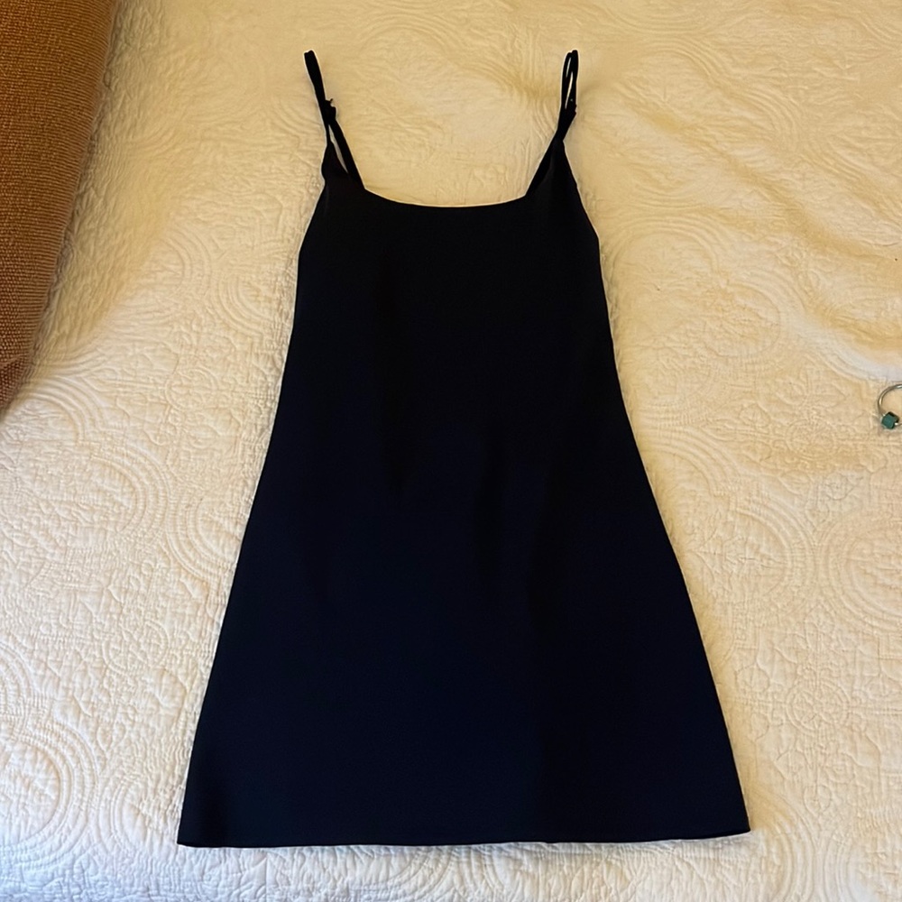 A&F Traveler Mini Dress Navy Blue